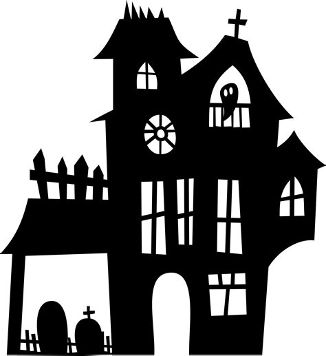 Clipart Haunted Mansion Silhouette