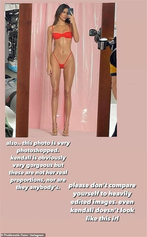 Kendall Jenner Shows Off Her Lean Figure With A Sultry Mirror Selfie