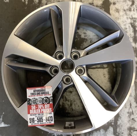 Genesis Gv80 2021 95034 Aluminum Oem Wheel Rim 20 X 85 Cnc Charcoal Ebay