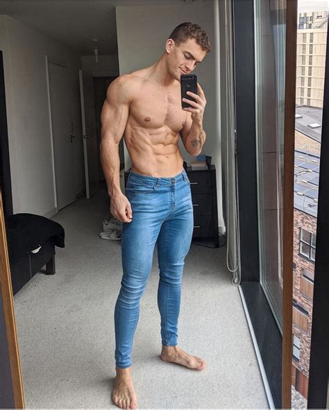 Boys Jeans Jeans Fit Muscles Riped Jeans Spray On Jeans Men In Tight Pants Mens Loungewear