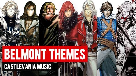 All The Belmonts Themes From Castlevanias Main Timeline Youtube