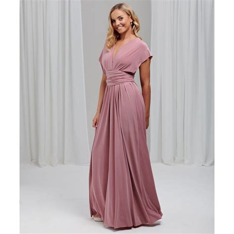 Emily Rose Dusky Pink Multiway Bridesmaid Dress One Size Multiway