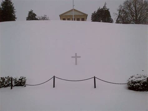 Robert Kennedy National Cemetery Arlington Washington Dc Snow