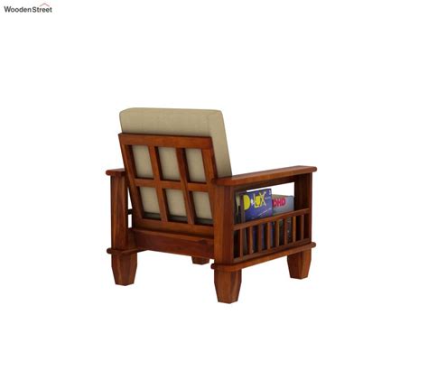Buy Quartz Wooden Sofa Chair Honey Irish Cream At 31 Off Online