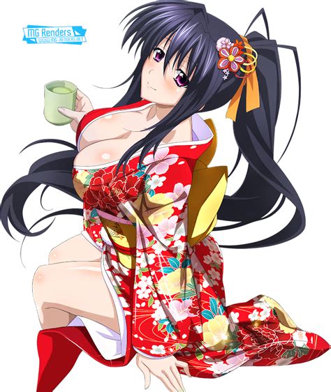 High School Dxd Himejima Akeno Render 179