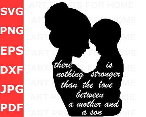Mother Son Svg Mother Son Quotes Mom Svg Mother Son Love Etsy