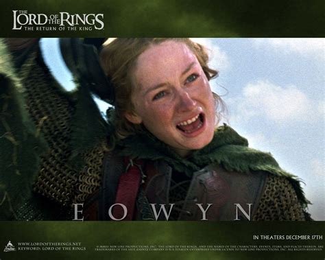 The Lord Of The Rings The Return Of The King Eowyn Lord Of The