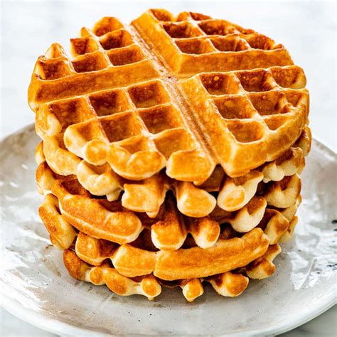 Crispy Belgian Waffles Jo Cooks