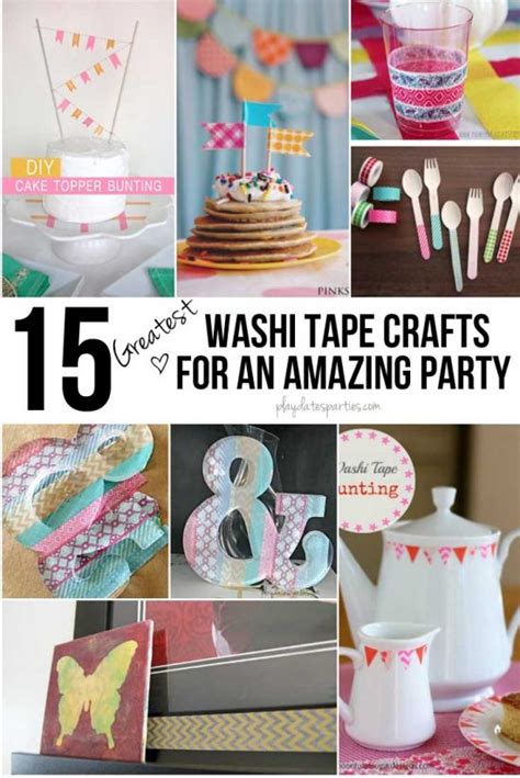 The 15 Greatest Washi Tape Crafts For An Amazing Party