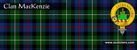 Clan Mackenzie Tartan Footprint Scottish Heritage Social Network