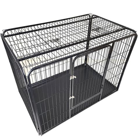 48 Xxl Heavyduty Pet Crate Whelping Box Pen With Roof Petjoint