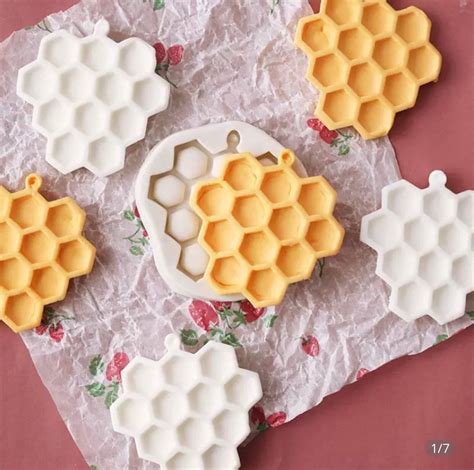 Bee Mold Honeycomb Mold Honey Comb Mold Fondant Mold Chocolate Etsy