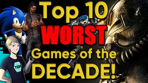 Top 10 Worst Games Of The Decade 2010 2019 Tealgamemaster Youtube