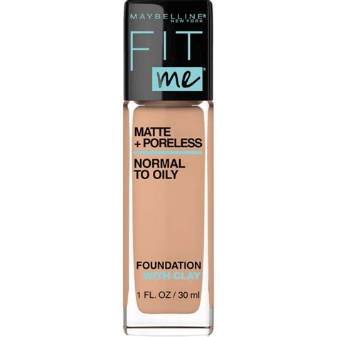 Maybelline Fit Me Matte Poreless Liquid Foundation Makeup Sun Beige