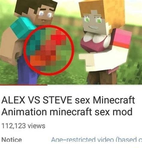 Alex Vs Steve Sex Minecraft Animation Minecraft Sex Mod 112123 Views