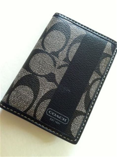 Coach men's coin wallet, black, one size. 9 Popular & Branded Coach Wallets for Men and Women