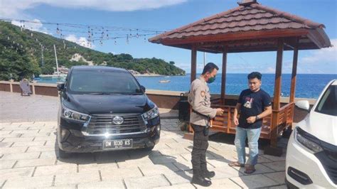 Polisi Imbau Pengunjung Villa Redmil Century Beach Gorontalo Pakai