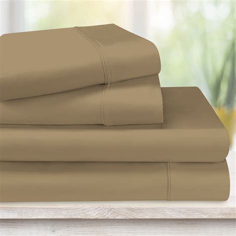 1200 Thread Count Egyptian Cotton Sheets And Pillowcases 4 Piece Sheet