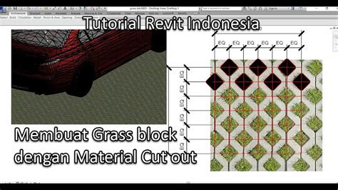 Revit Tips Grass Block Dengan Material Cut Out Youtube