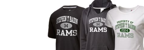 Stephen T Badin High School Rams Apparel Store Prep Sportswear