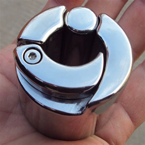Stainless Steel Weight Scrotal Pendant Testicles Adjustable Penis Ring