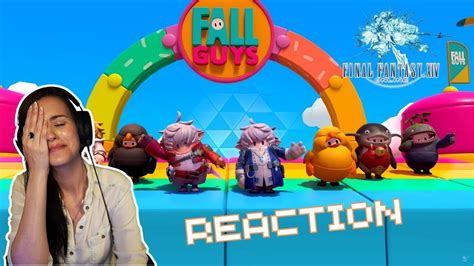Fall Guys X Final Fantasy XIV Dee Reacts YouTube