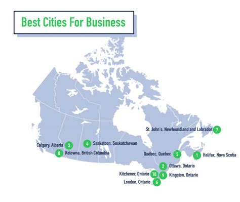 The Best Cities In Canada For Business 2022 Blog