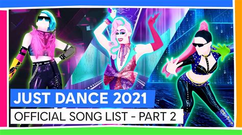 Just Dance 2021 Official Song List Part 2 Youtube