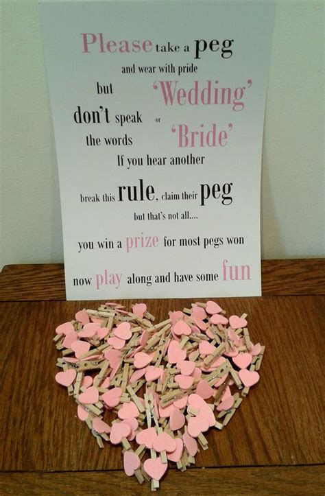 Our classic who am i? Details about Wedding Peg Table Game ~ Fun game for ...