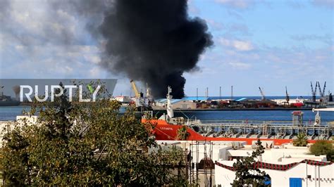 Libya Port Of Tripoli Hit In Missile Attack Eu News Tv