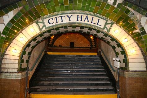 Abandoned And Creepy Places City Hall Subway Station New