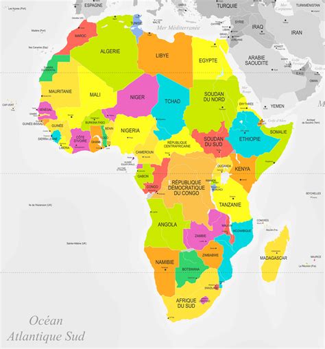 Carte D Afrique Image Info ≡ Voyage Carte Plan