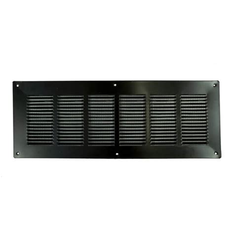 Louvered Soffit Vent With Screen Painted Famco