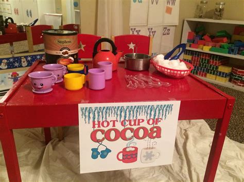 Hot Cocoa Stand Dramatic Play Dramatic Play Preschool Dramatic Play