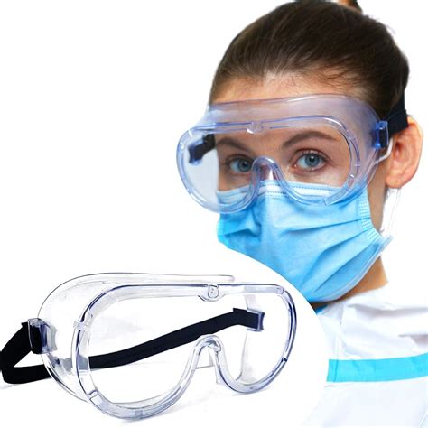 Safety Goggles Lab Work Eye Protective Eyewear Clear Lens Eyewear Fda Full Seal Safety Glasses