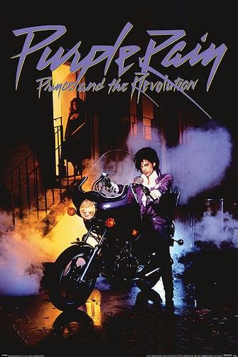 Prince Purple Rain Wall Poster 24 Inches X 36 Inches Poster