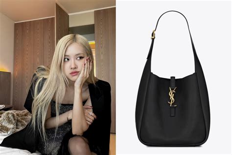 Rosé Gives Star Stamp Of Approval Wearing Ysl Latest Wrist Bag Full Of