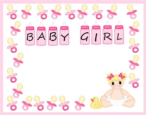 Free Baby Shower Borders Free, Download Free Baby Shower Borders Free png images, Free ClipArts 