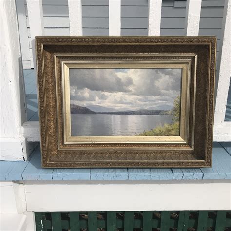 Antique American Adirondack Folk Art And Hudson River School Paintings