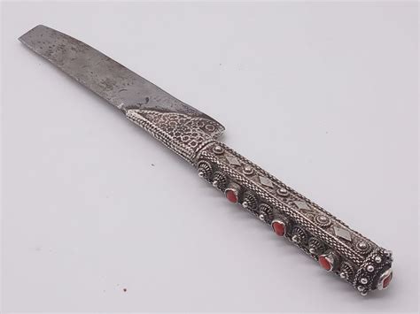 Rare Brit Milah Circumcisionknife 900 Silver Barnebys