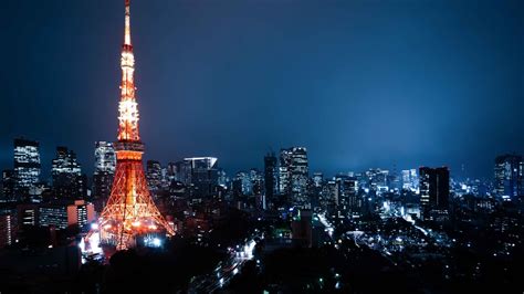1920x1080 Tokyo Tower At Night 1080p Laptop Full Hd Wallpaper Hd City