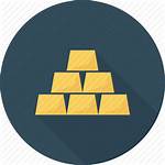 Gold Icon Bar Icons Bars Ingots Business