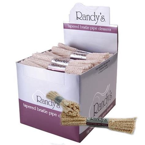 randys tapered bristle pipe cleaners display of 48 bundles smokevape ca