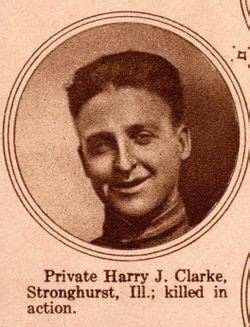 Pvt Harry J Clarke Find A Grave Memorial