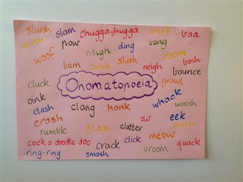 Learning With Middle S Onomatopoeia In Poetry