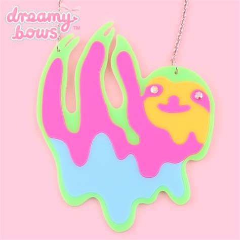 Buy 6dokidoki Vivid Neon Sloth Necklace At Dreamy Bows