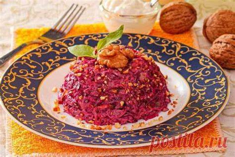 Новый салат из свёклы Картинка - Новый салат из свёклы