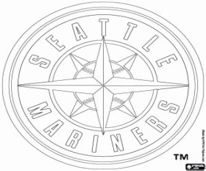 Logo De Seattle Mariners Da Colorare E Stampare