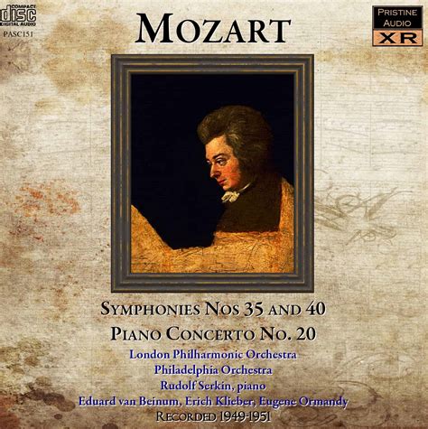 diabolus in musica 24 48 mozart symphonies nos 35 and 40 piano concerto no 20 serkin