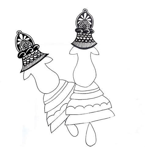 Dangler Earring Mandala Art ~ ArtyArsh -Creative World
